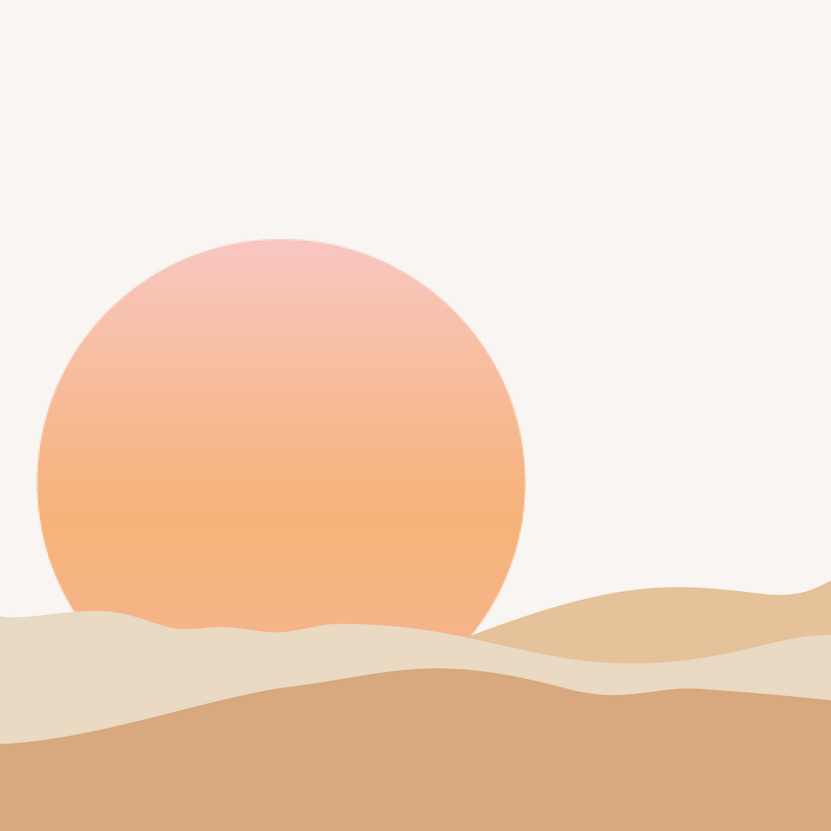 Abstract woestijn thema