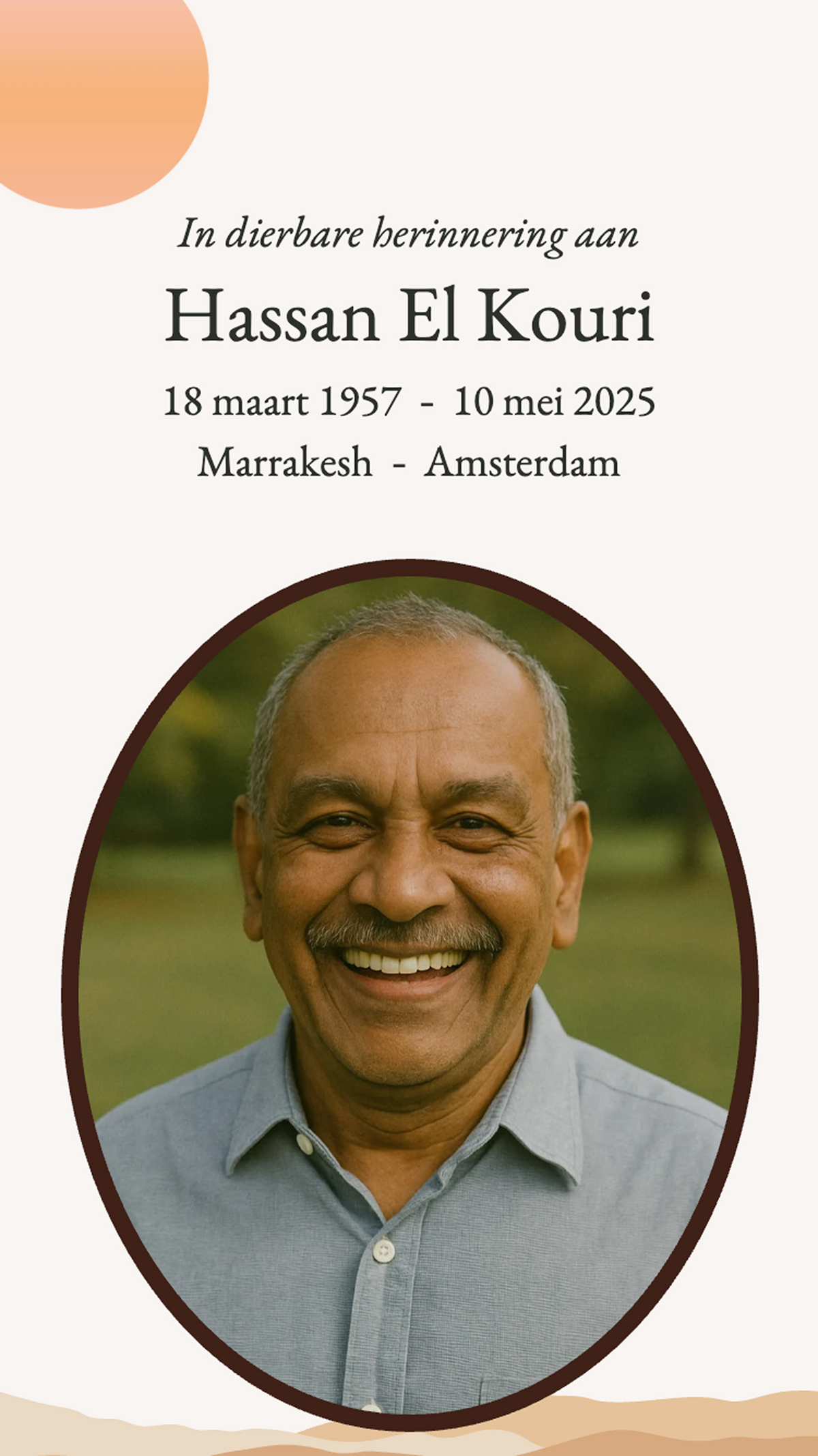 Abstract woestijn thema